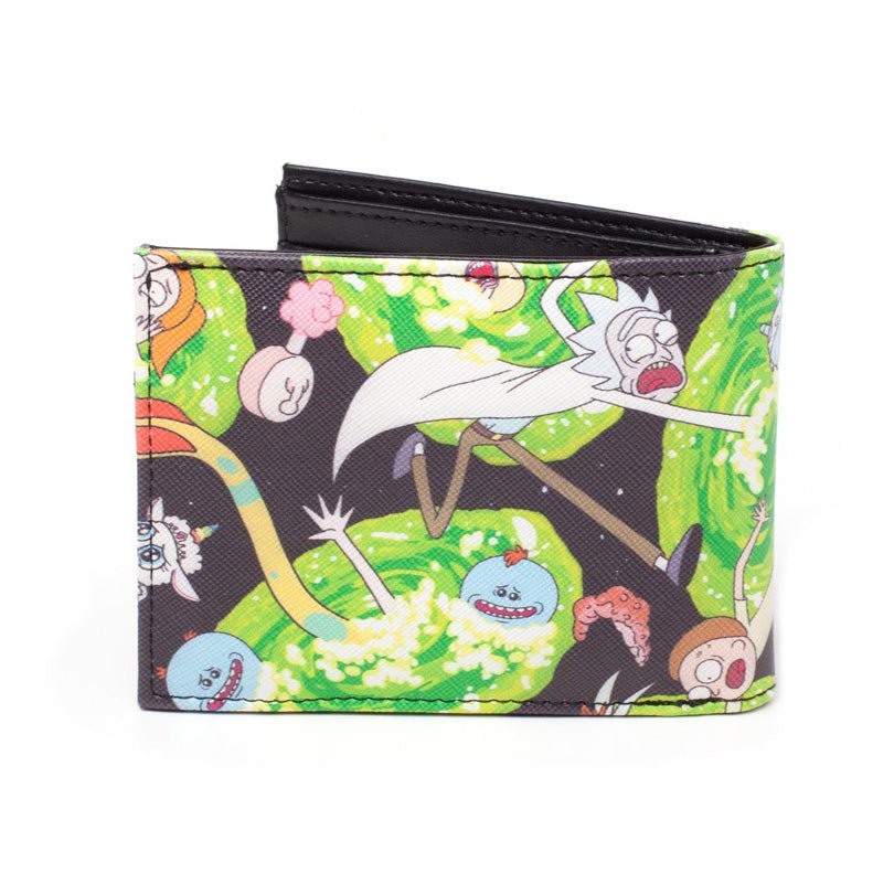 Rick and Morty Portal Bifold Wallet - GeekCore