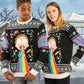 Rick and Morty Rainbow Knitted Christmas Jumper / Sweater - GeekCore