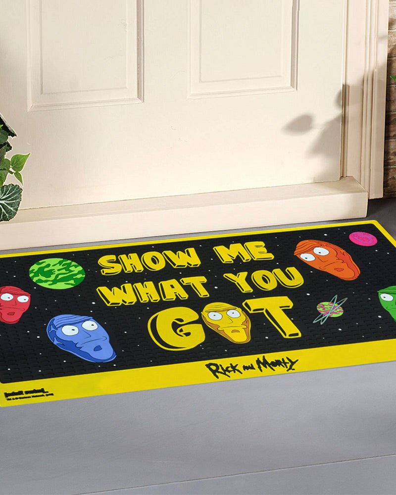 Rick and Morty Show Me What You Got Doormat - GeekCore