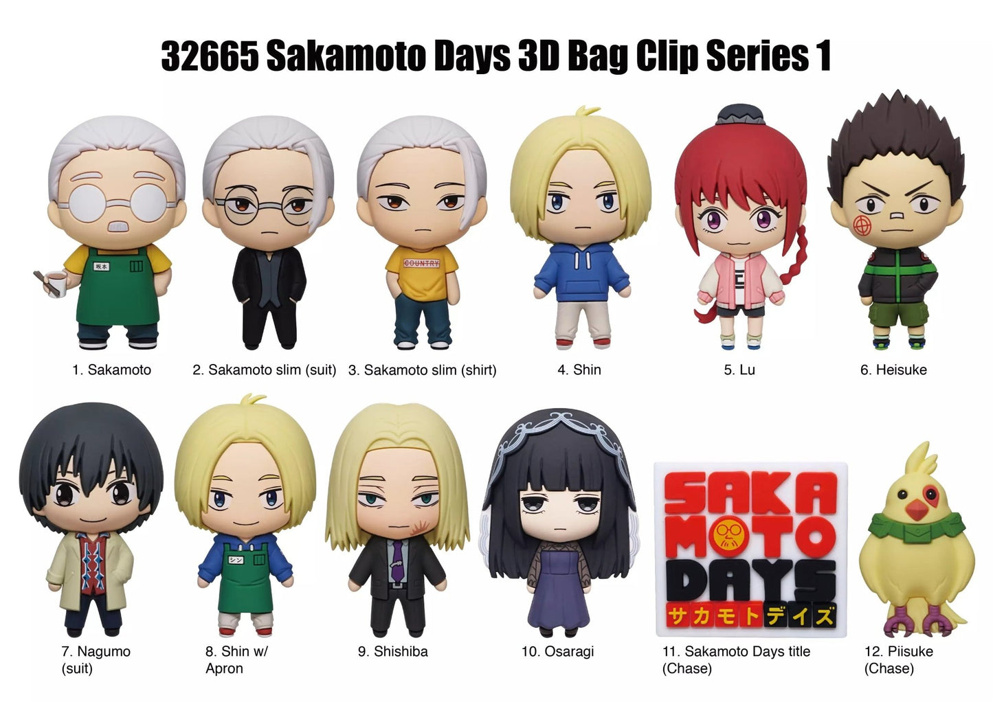 Sakamoto Days Series 1 Blind Bag Mystery Bag Clip - GeekCore
