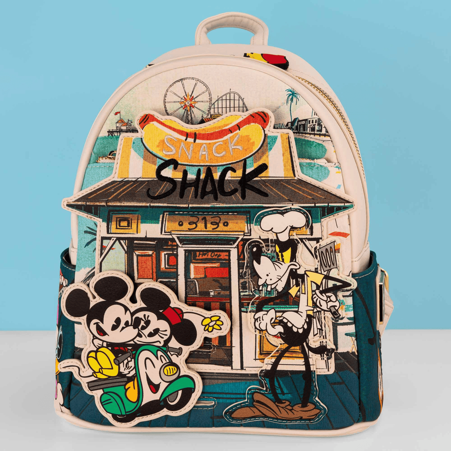 Loungefly x Disney Mickey & Friends Snack Shack Mini Backpack