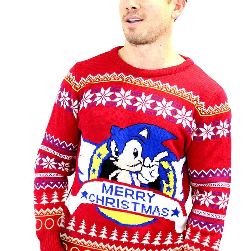 Sonic the Hedgehog Classic Christmas Jumper / Sweater - GeekCore