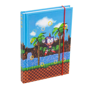 Sonic the Hedgehog Lenticular A5 Notebook - GeekCore