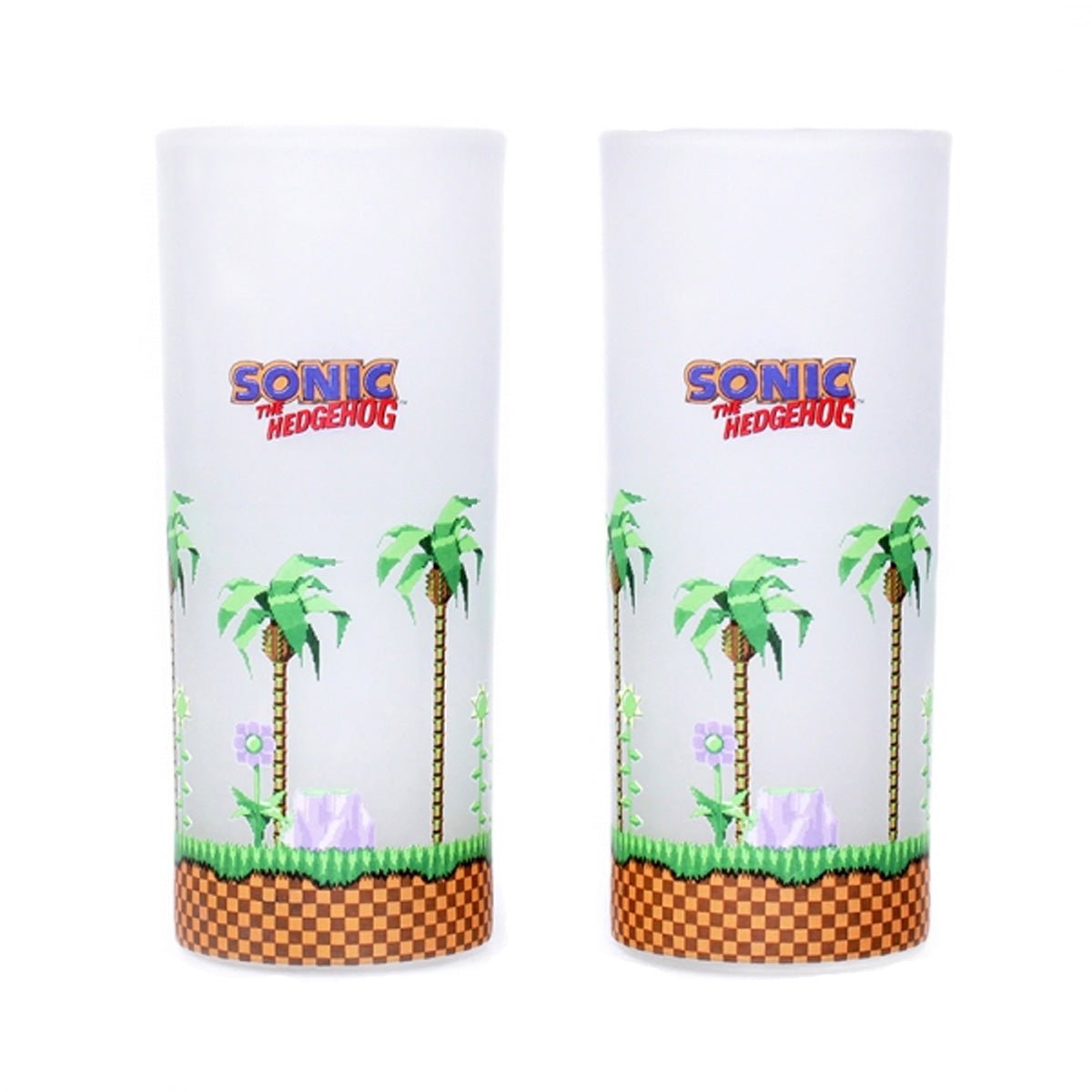Sonic the Hedgehog Set of 2 Glasses (Sonic & Eggman) - GeekCore