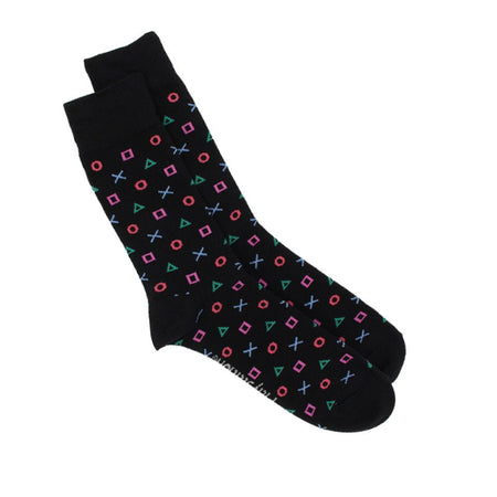 Sony Playstation Symbols Socks - GeekCore