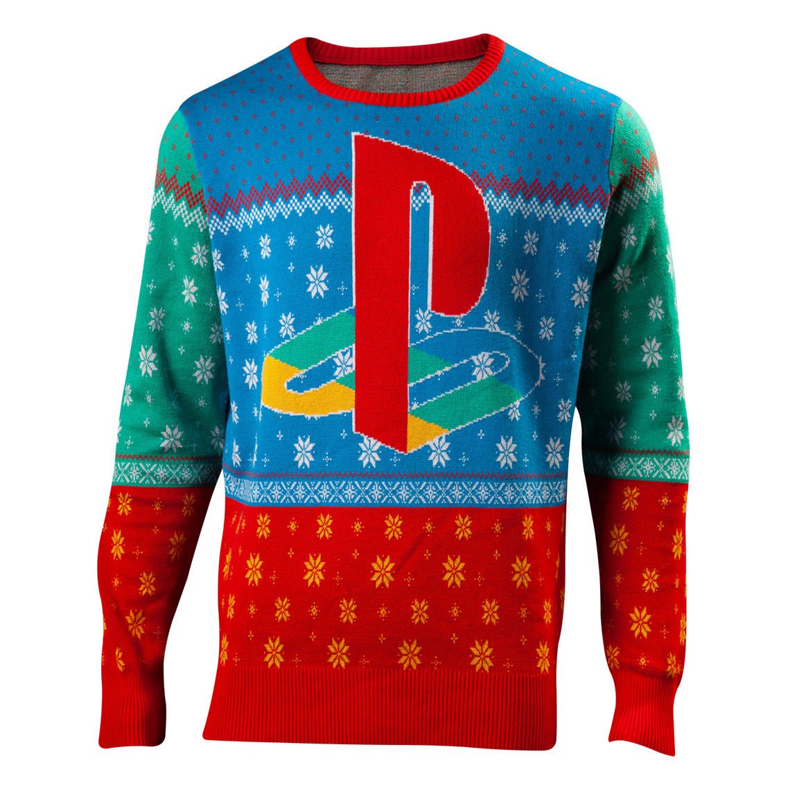 Sony Playstation Tokyo '94 Knitted Christmas Sweater/Jumper - GeekCore