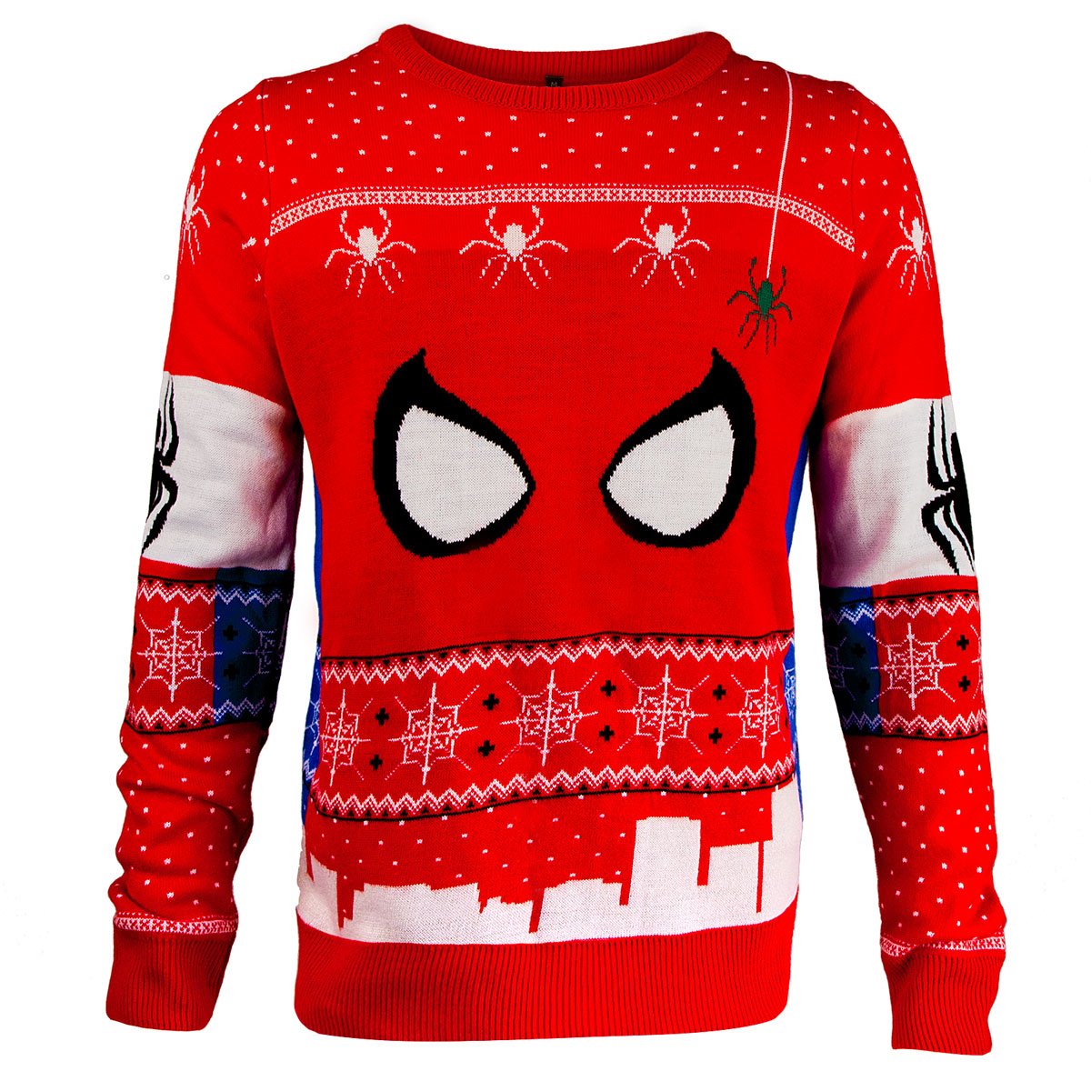 Spider - Man Knitted Christmas Jumper / Sweater - GeekCore