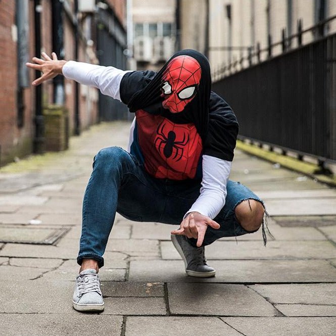Spider - Man Reversible Long Sleeve T - Shirt - GeekCore