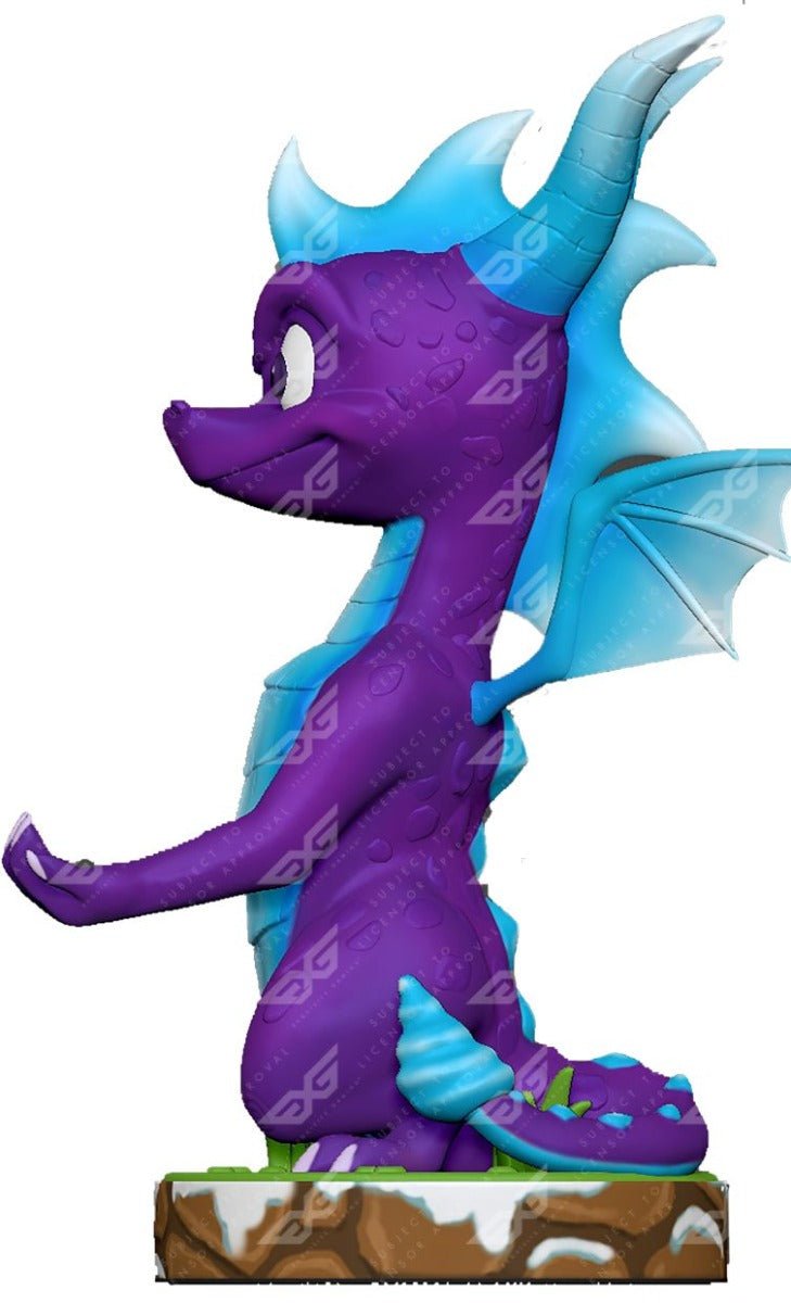 Spyro the Dragon - Ice Spyro Cable Guy Controller & Smartphone Stand - GeekCore