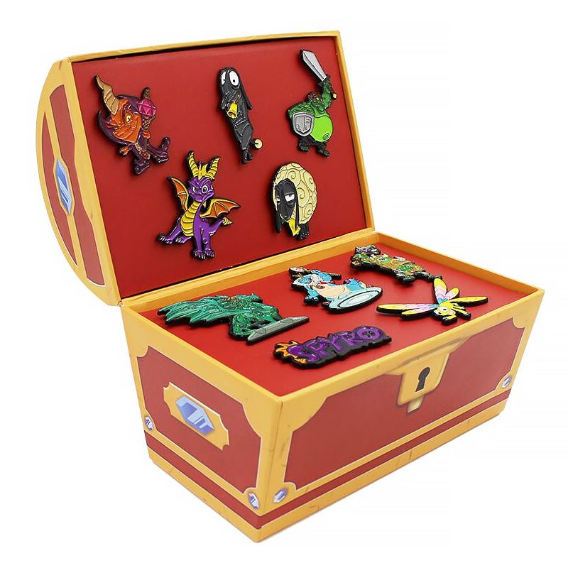 Spyro the Dragon Pin Badge Set - GeekCore