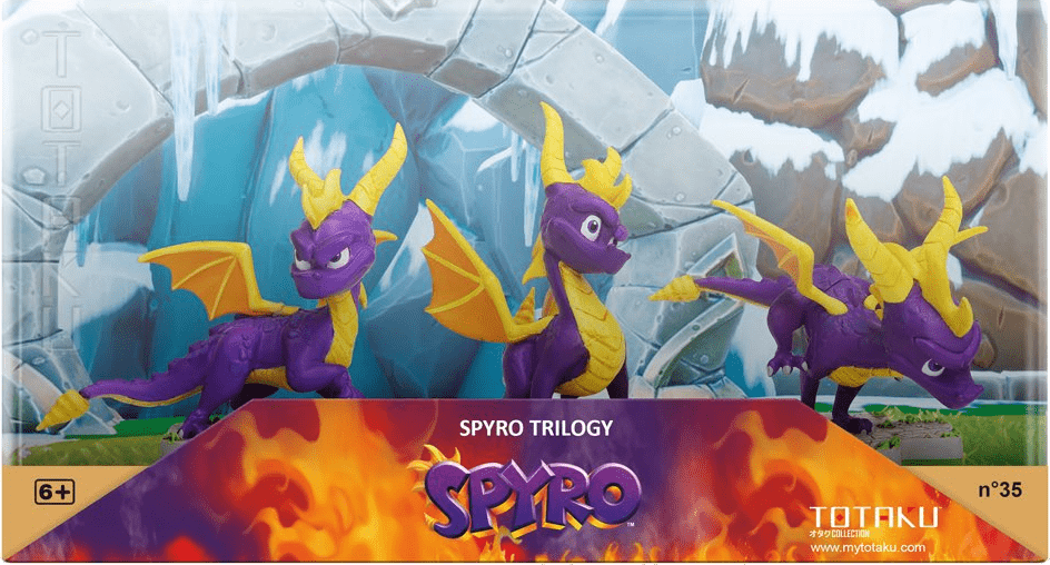 Spyro the Dragon Tokatu Trilogy Collectors Box - 3 Figure Pack - GeekCore