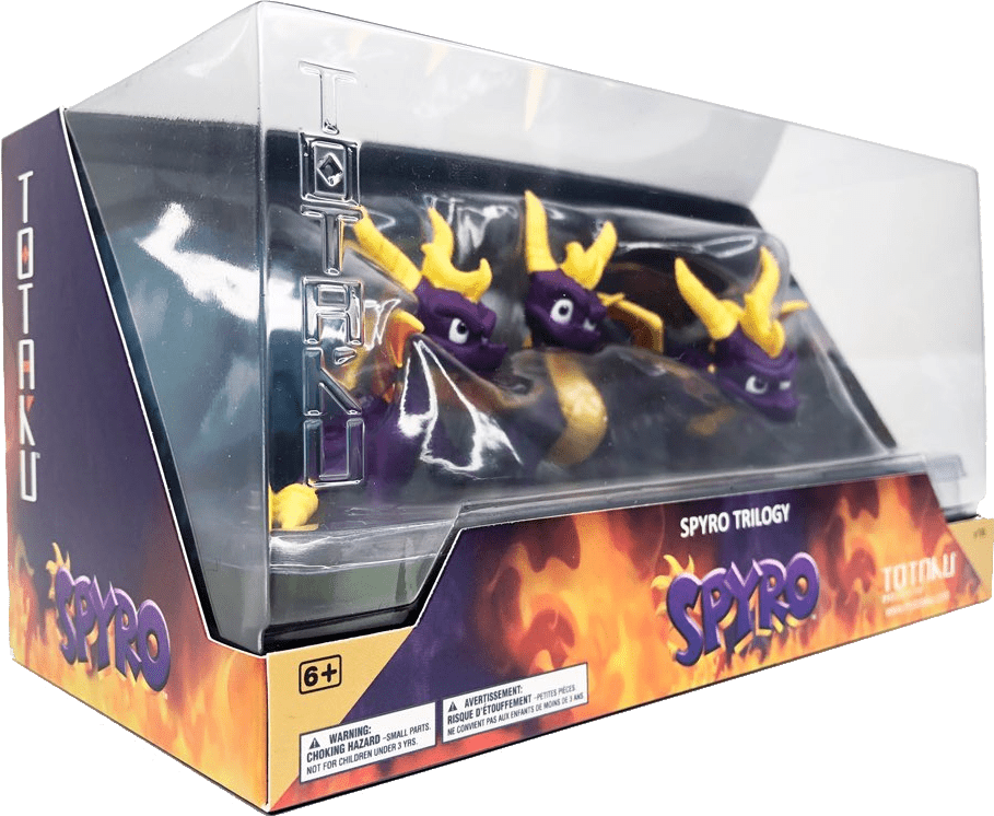 Spyro the Dragon Tokatu Trilogy Collectors Box - 3 Figure Pack - GeekCore