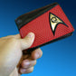 Star Trek Engineering Badge Wallet (Red) - GeekCore