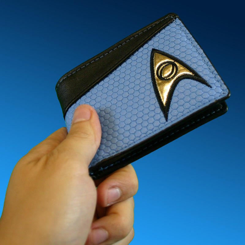 Star Trek Science Badge Wallet (Blue) - GeekCore