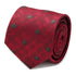 Star Trek TNG Red Delta Silk Tie - GeekCore