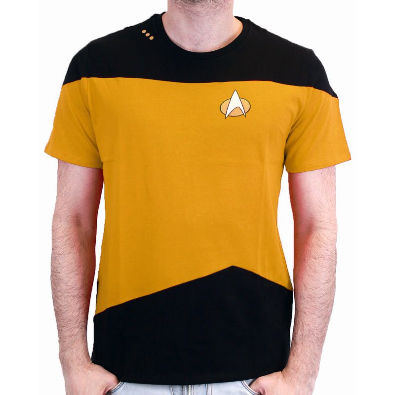 Star Trek TNG Uniform T - Shirt - GeekCore