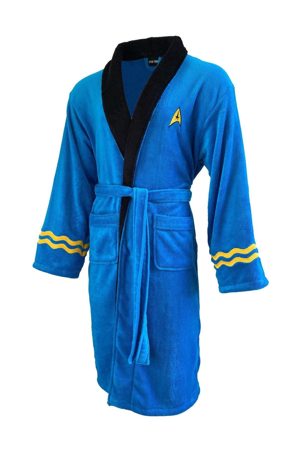 Star Trek TOS Blue Spock Adult Bath Robe - GeekCore