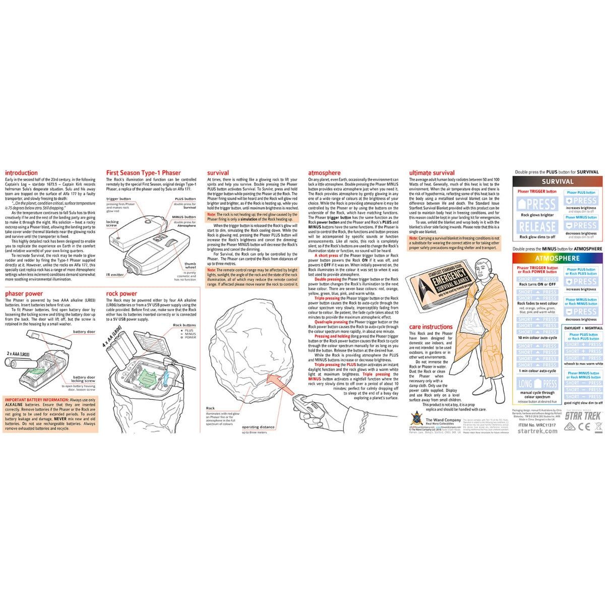 Star Trek TOS Rock Mood Light - GeekCore