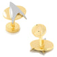Star Trek Two - Tone Delta Shield Cufflinks - GeekCore