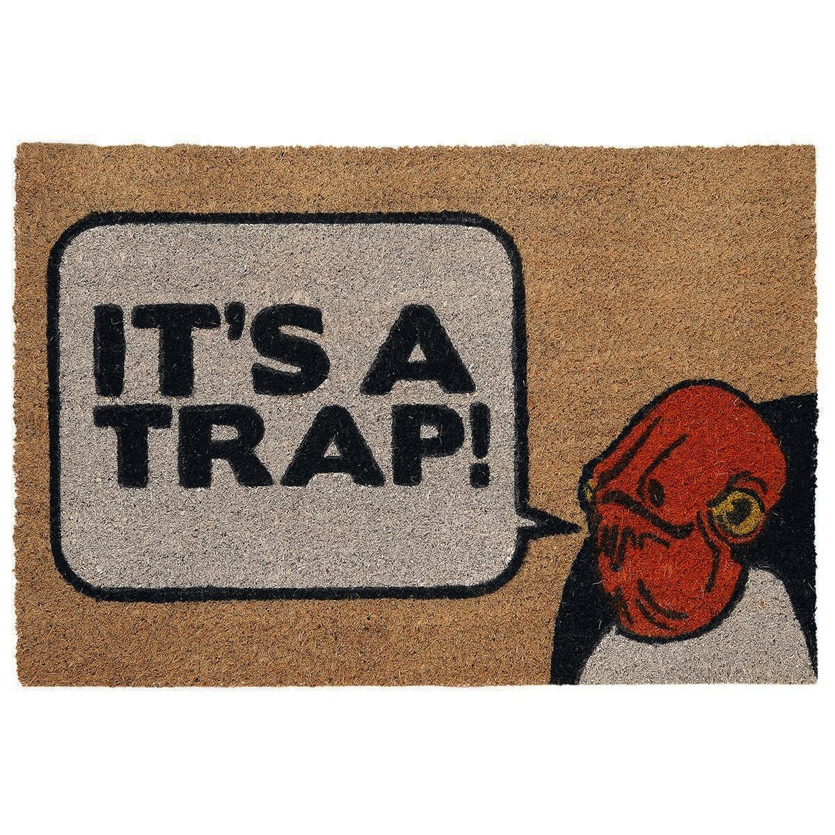 Star Wars Admiral Ackbar 'It's a Trap' Coir Door Mat - GeekCore