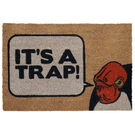 Star Wars Admiral Ackbar 'It's a Trap' Coir Door Mat - GeekCore