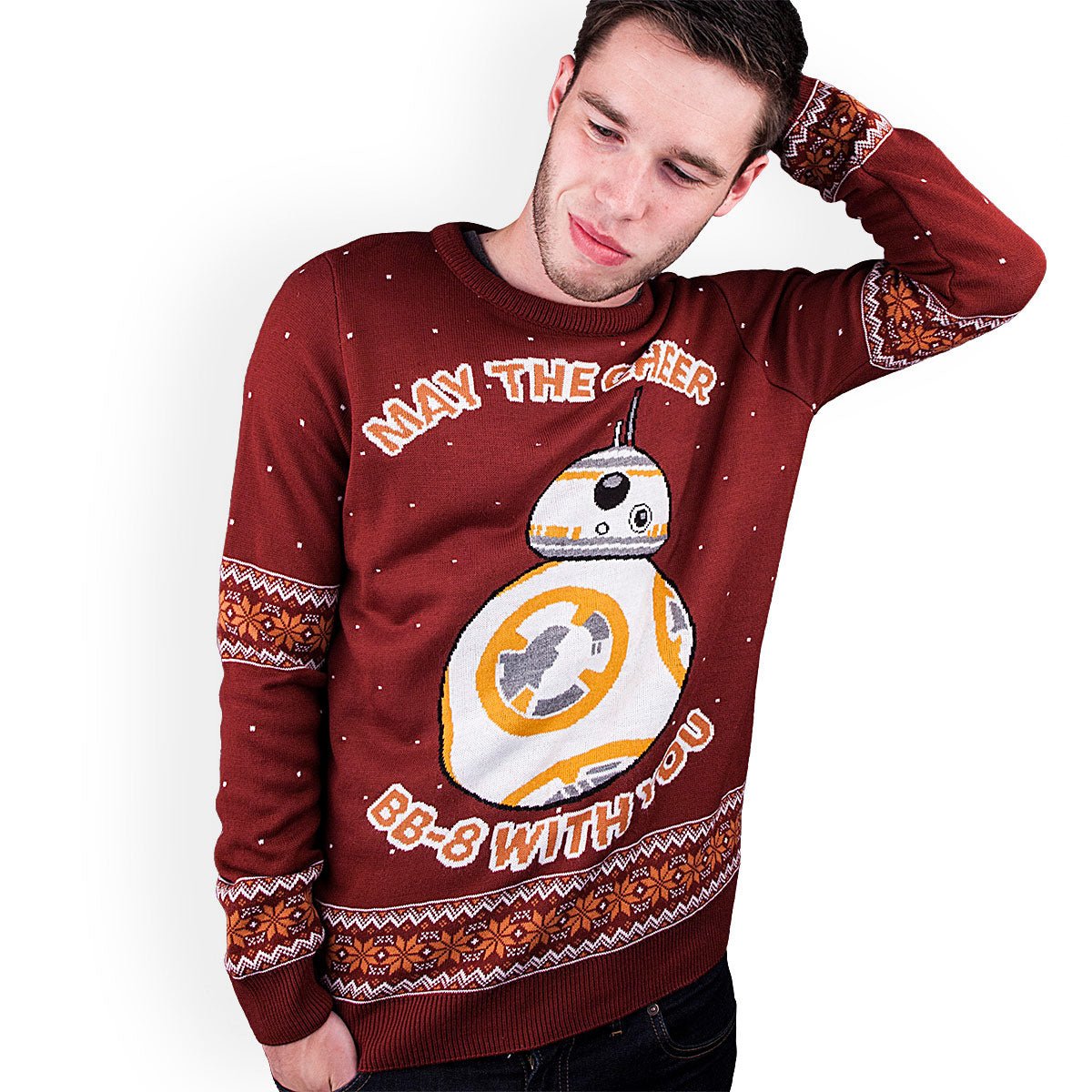 Star Wars BB - 8 Knitted Christmas Jumper / Sweater - GeekCore