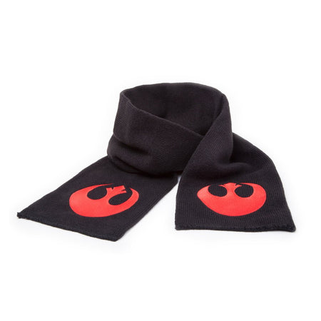 Star Wars Black Scarf with Rebel Alliance Logo - GeekCore