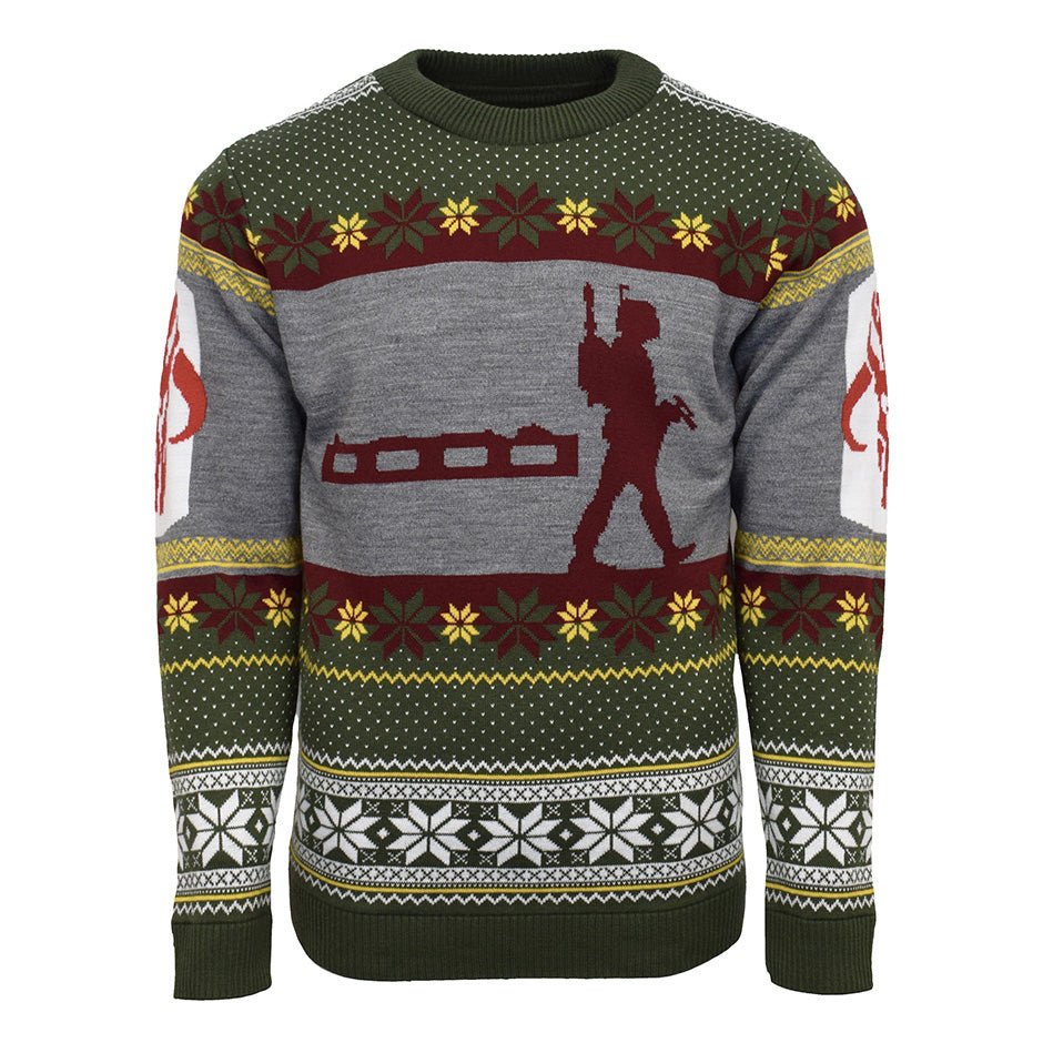 Star Wars Boba Fett Knitted Christmas Jumper / Sweater - GeekCore