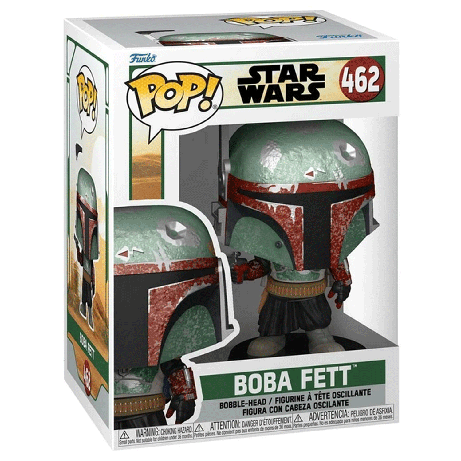 Star Wars Boba Fett with Blasters Pop! Vinyl and Tee Set - GeekCore