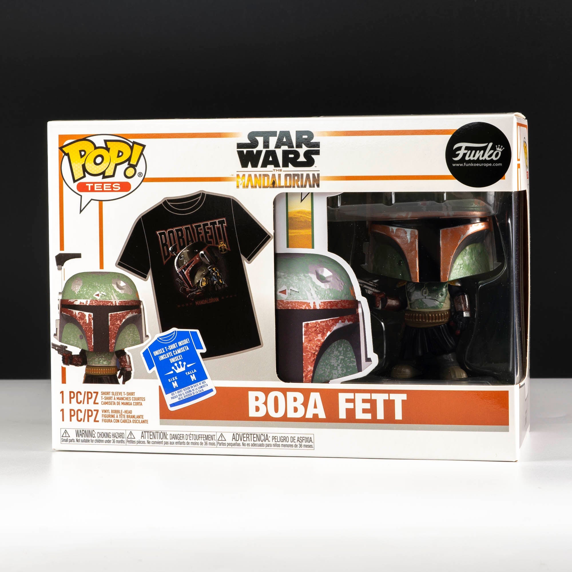 Star Wars Boba Fett with Blasters Pop! Vinyl and Tee Set - GeekCore