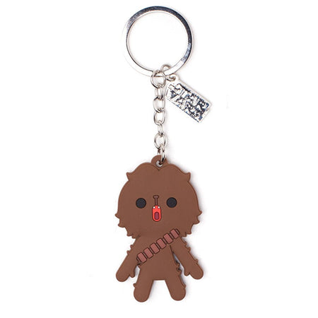 Star Wars Chewbacca Rubber Key Chain - GeekCore
