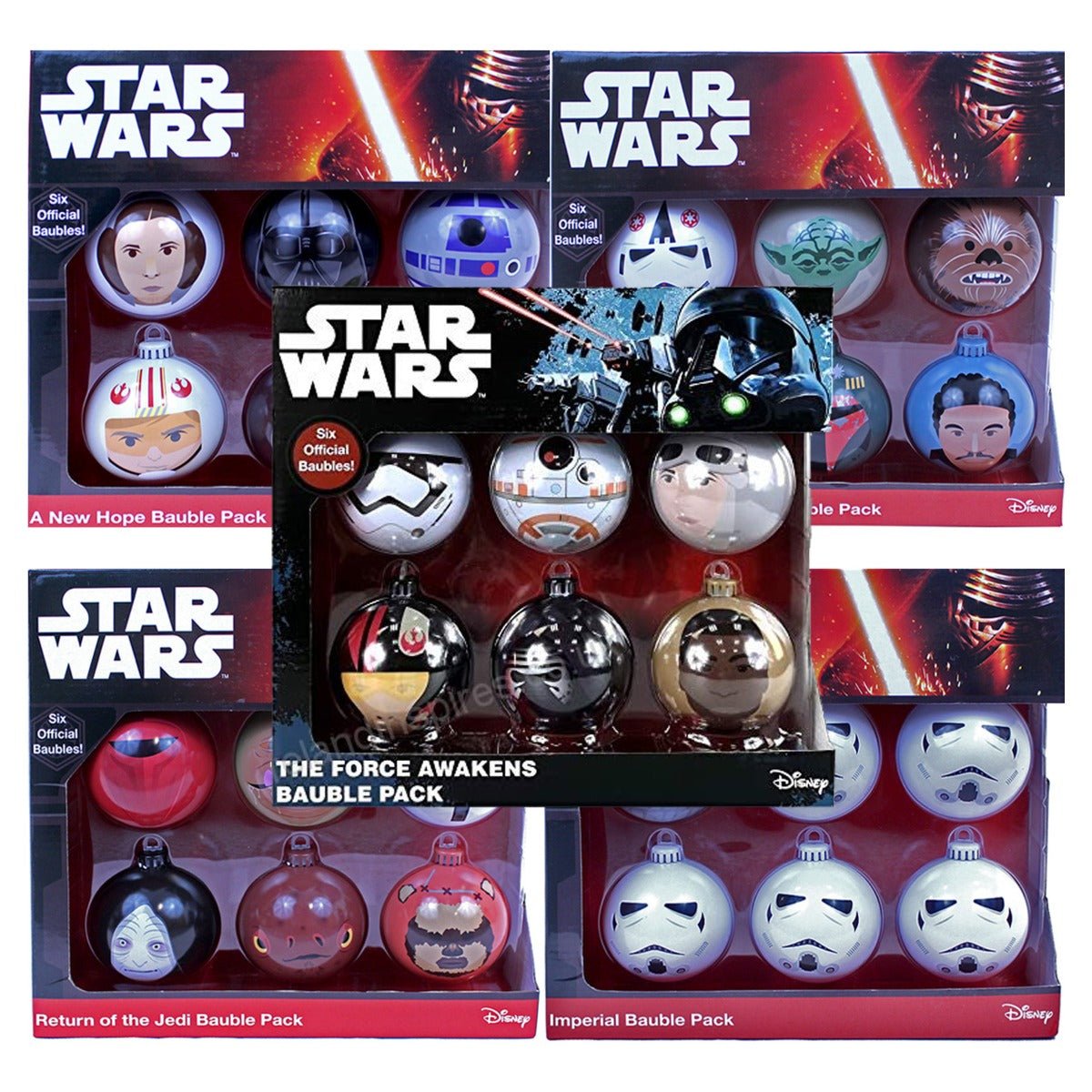 Star Wars Christmas Baubles - GeekCore