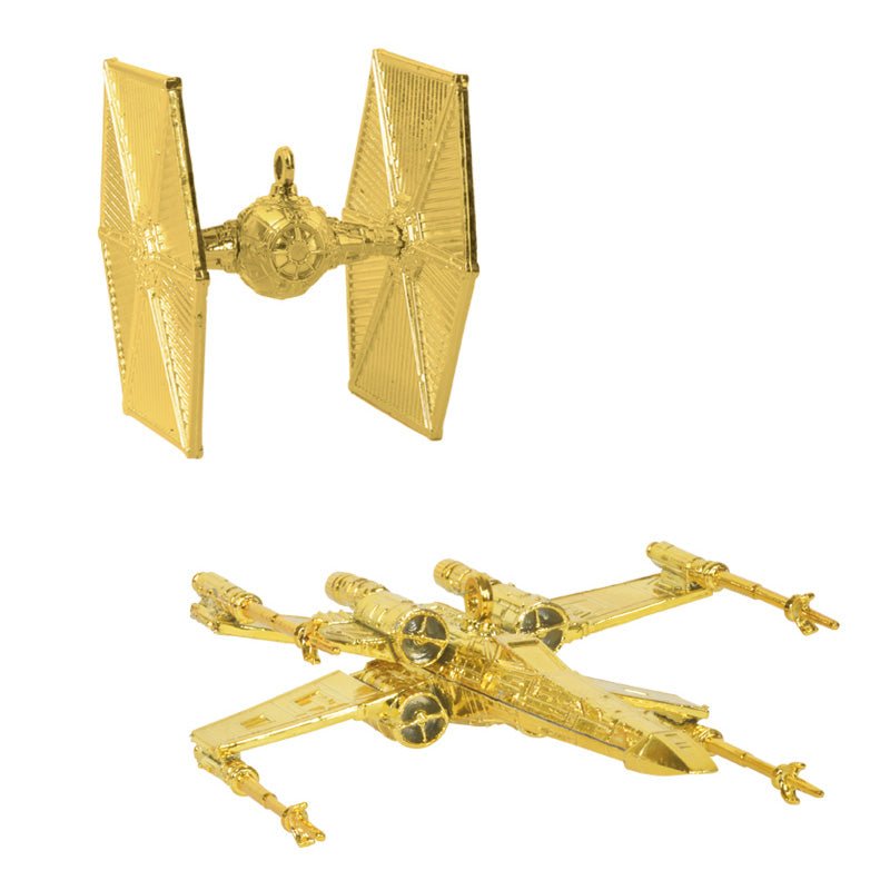 Star Wars Christmas Tree Ornaments - Gold (Set of 6) - GeekCore