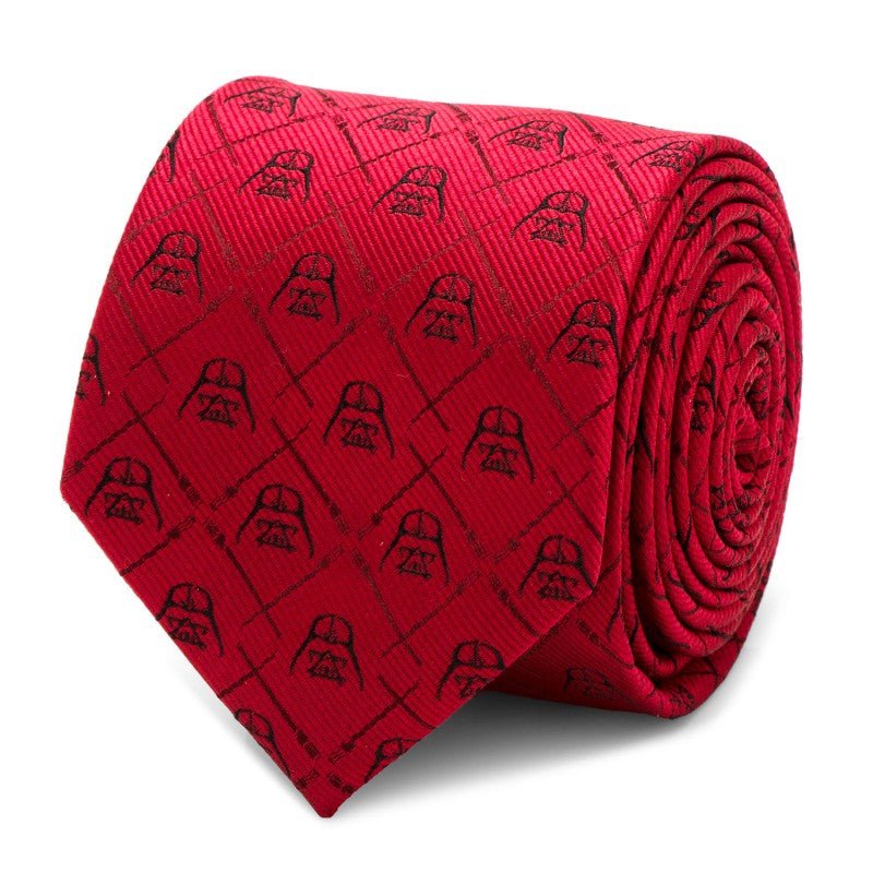 Star Wars Darth Vader Red Silk Tie - GeekCore