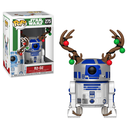 Star Wars Funko Pop! Vinyl Holiday R2 - D2 with Antlers - GeekCore