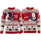 Star Wars Han & Leia Couples Knitted Christmas Jumpers / Sweaters - GeekCore
