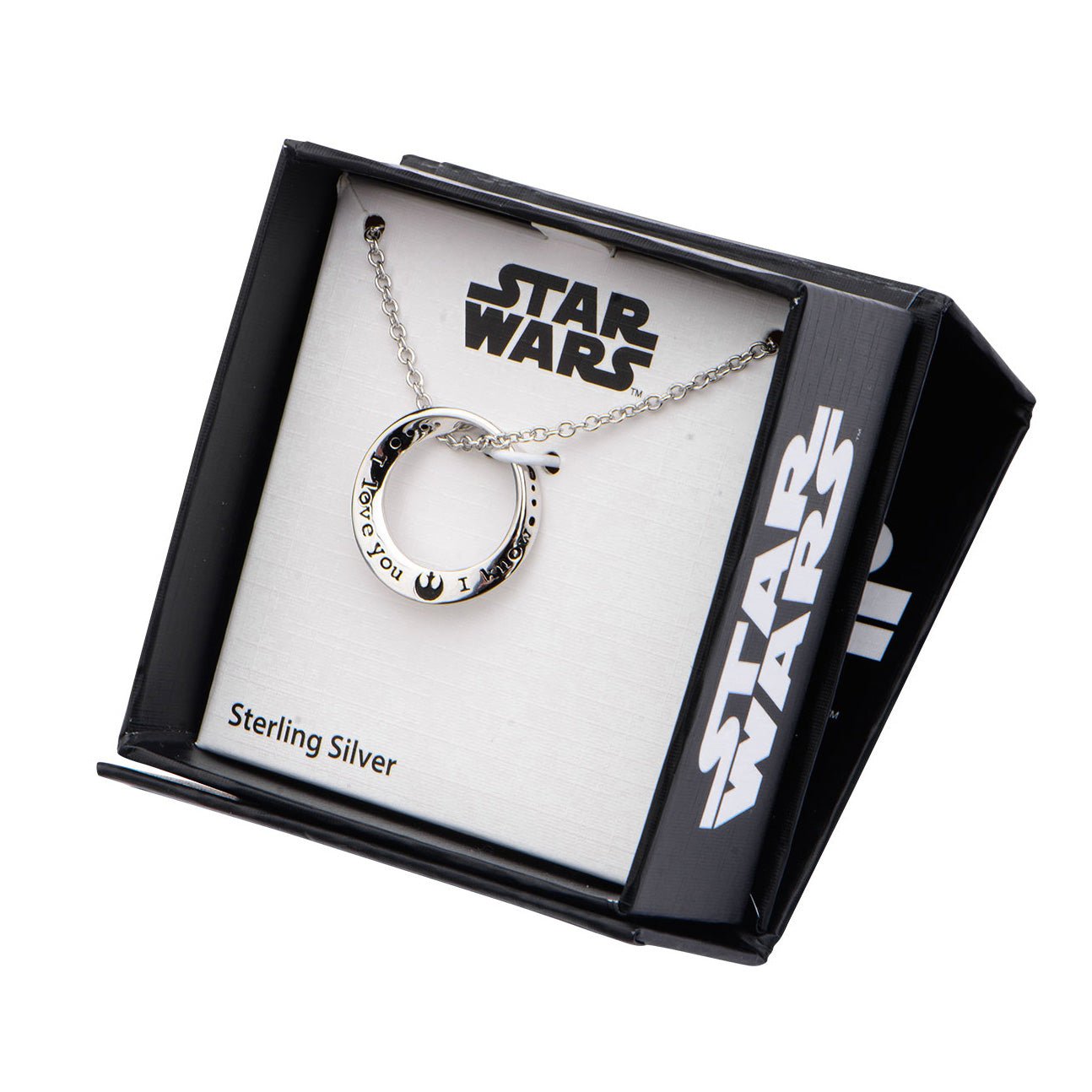 Star Wars I Love You / I Know Sterling Silver Pendant - GeekCore