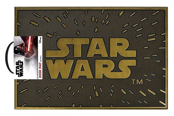 Star Wars Logo Rubber Doormat - GeekCore