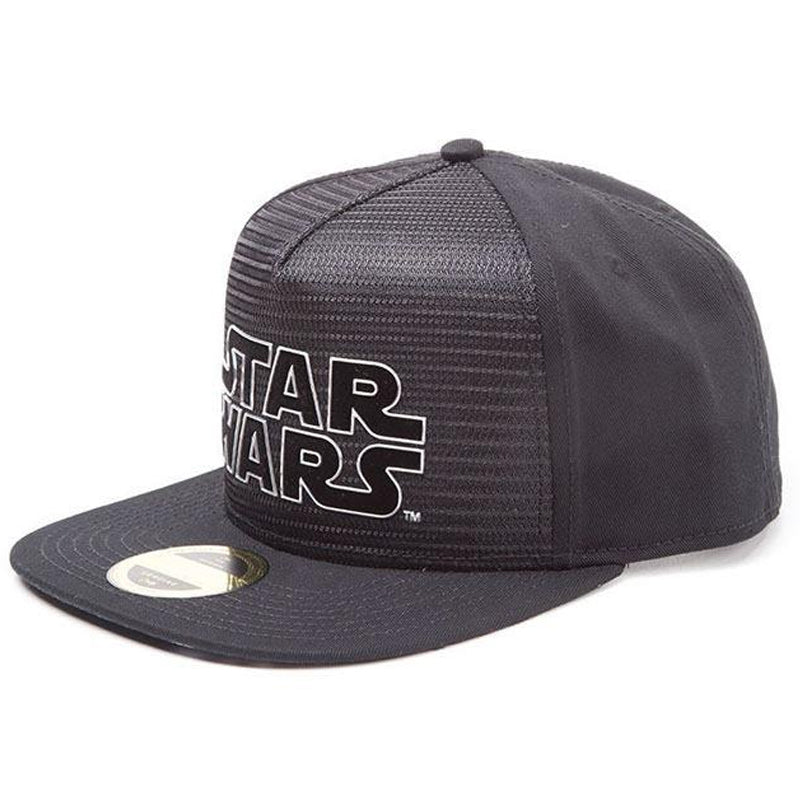 Star Wars Metal Logo Snapback Cap - GeekCore