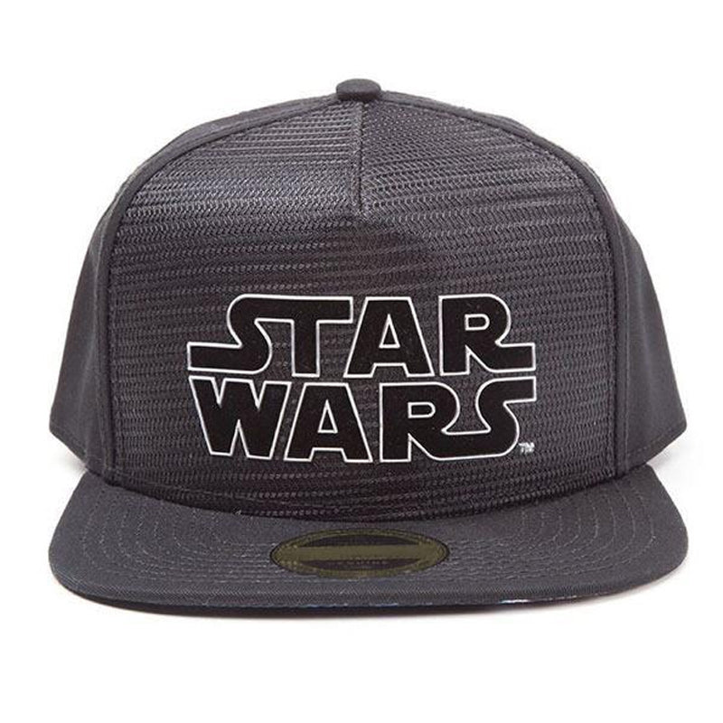 Star Wars Metal Logo Snapback Cap - GeekCore