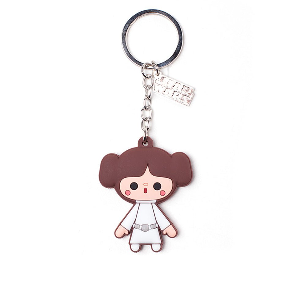 Star Wars Princess Leia Rubber Key Chain - GeekCore