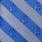 Star Wars R2 - D2 Blue and Grey Stripe Silk Tie - GeekCore