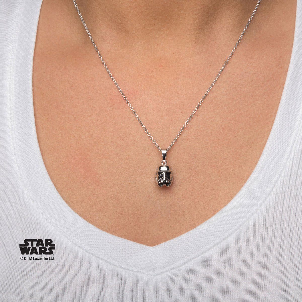 Star Wars Storm Trooper Sterling Silver Pendant - GeekCore