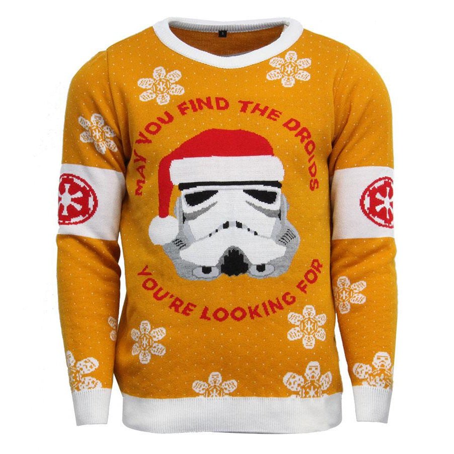 Star Wars Stormtrooper Knitted Christmas Jumper / Sweater - GeekCore