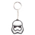 Star Wars Stormtrooper Mask 3D Rubber Key Chain - GeekCore