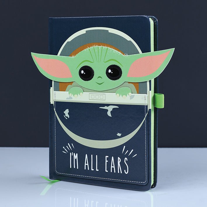 Star Wars The Mandalorian Baby Yoda Crib I'm All Ears Notebook - GeekCore