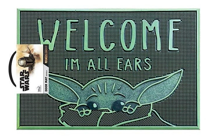 Star Wars The Mandalorian Baby Yoda Rubber Doormat - GeekCore