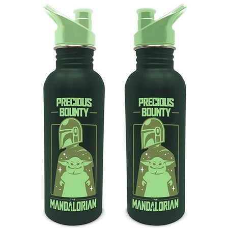 Star Wars The Mandalorian Precious Bounty Metal Drinks Bottle - GeekCore