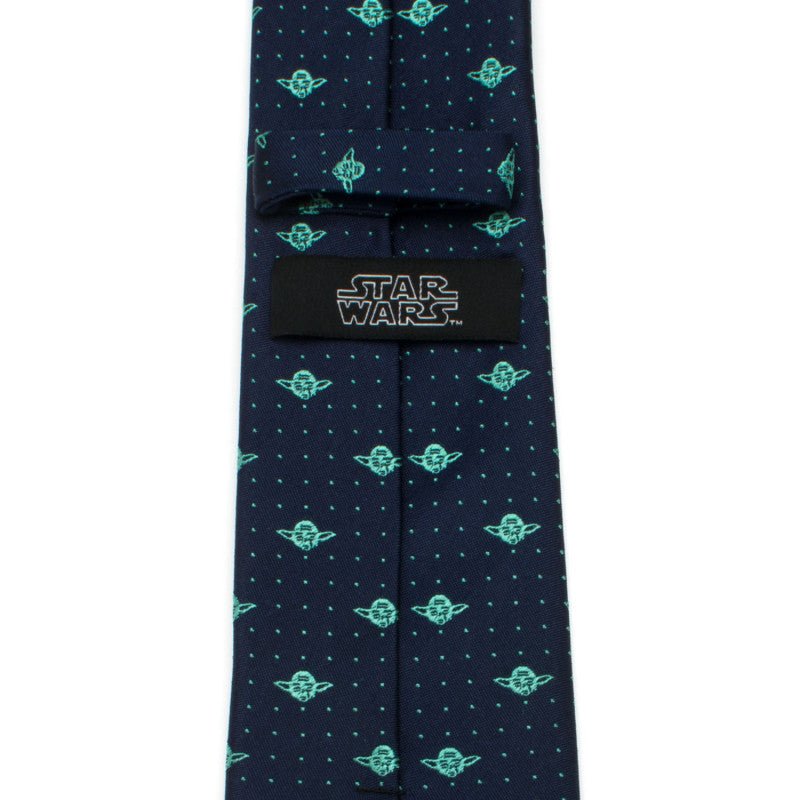 Star Wars Yoda Dot Print Silk Tie - GeekCore
