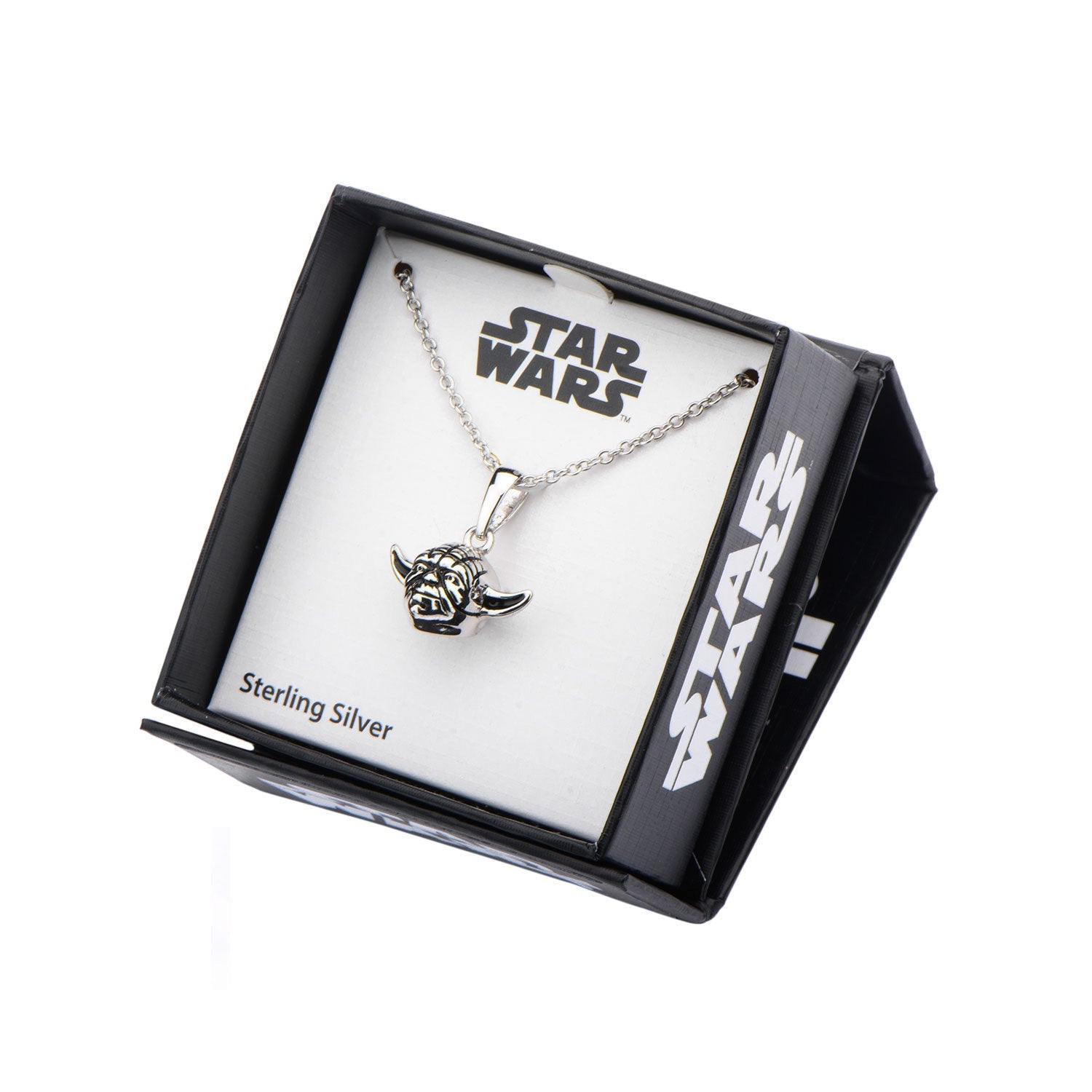 Star Wars Yoda Sterling Silver Pendant - GeekCore